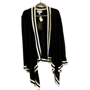 St. John Collection Black and White Cardigan